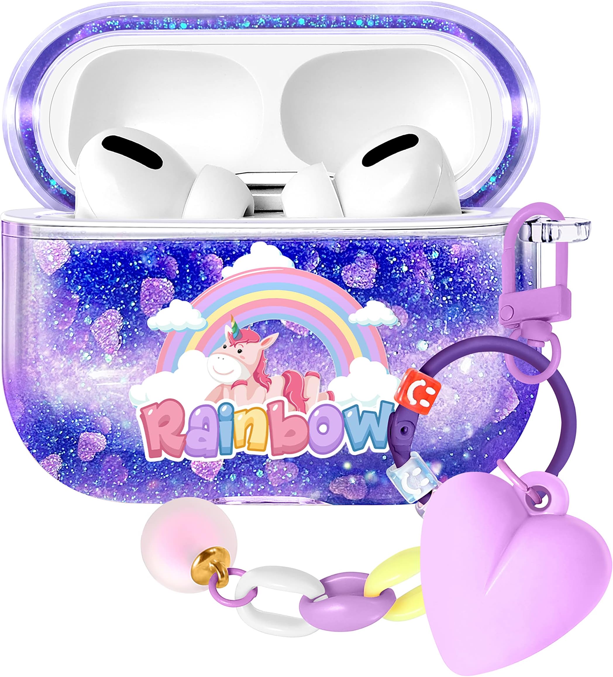 Besoar for Airpod Pro/Pro 2nd Generation Case Bling Glitter