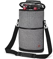 Vista 12 de ALLCAMP - Bolsa de vino con compartimento refrigerador, juego de picnic que lleva dos juegos de vajilla