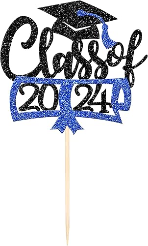 Miniatura 10 de 1 pieza de decoración para pastel de 8 grado con tapa de diploma con purpurina para pastel de graduación de 8 grado 2023, decoraciones de pastel de