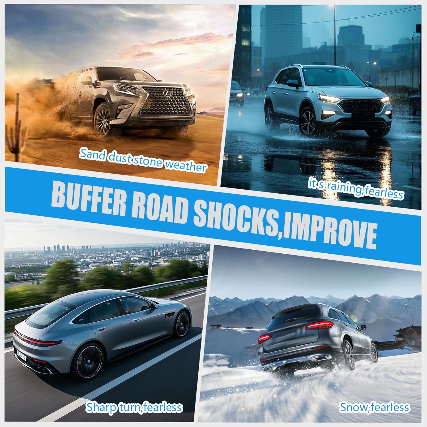 Front Brake Pads Compatible with Hyundai Santa Fe Sport XL Azera Kia Sorento Rondo Ceramic Brake Pads w/Hardware Replacement(HZ1432)