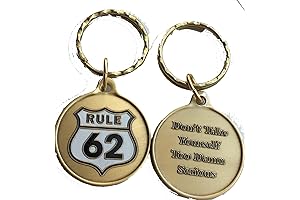 Rule 62 Purple AA Anniversary Color Medallion Keychain Chip Token