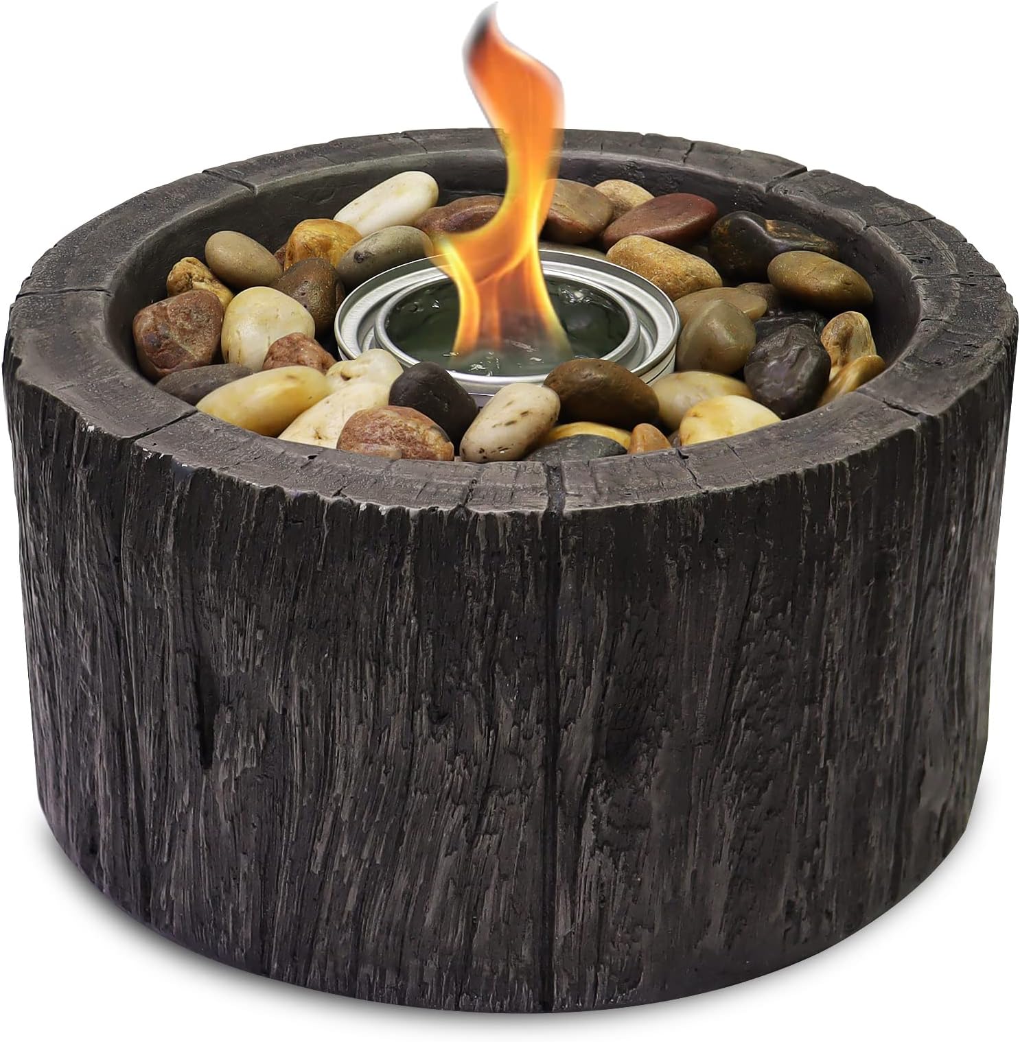 Nature's Mark 5" H Concrete Tabletop Ethanol Fire Pit