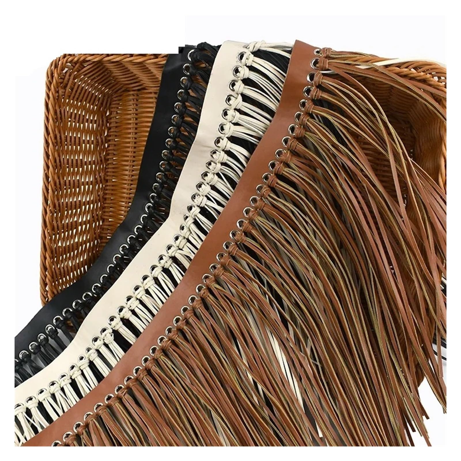Frange de Gland en Cuir PU
