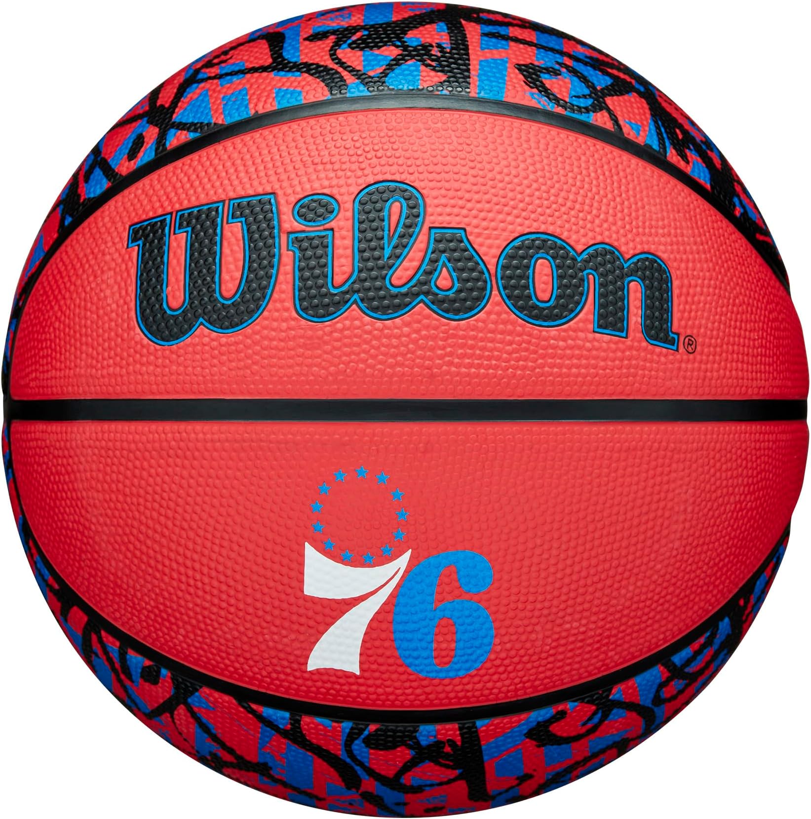 'WILSON NBA Team Graffiti Basketballs - Size 7-29.5'''
