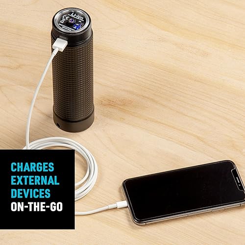 Miniatura 5 de Nite Ize T11RA-01-R8 Inova T11R recargable banco de energía táctica de largo alcance linterna impermeable, 763 lúmenes, PowerSwitch