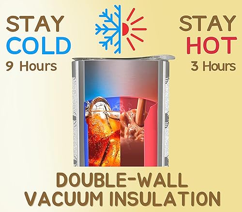 Miniatura 5 de Onebttl Regalos únicos de abejas para mujeres y niñas, vaso de acero inoxidable SS304 de 20 onzas con tapa y pajita, taza temática para ella en