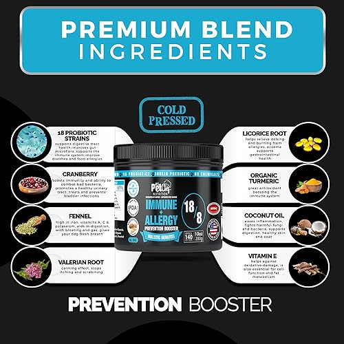 Miniatura 4 de Pet Chef Suplementos para alergias inmunológicas para perros. Detén la picazón del perro. Aumenta la comodidad canina que necesita alivio