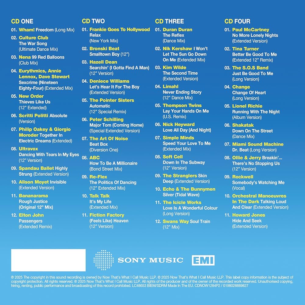 80s 12inch CDセット 80年代名曲・レア曲の宝庫！ NOWコンピ「1984年」12インチ