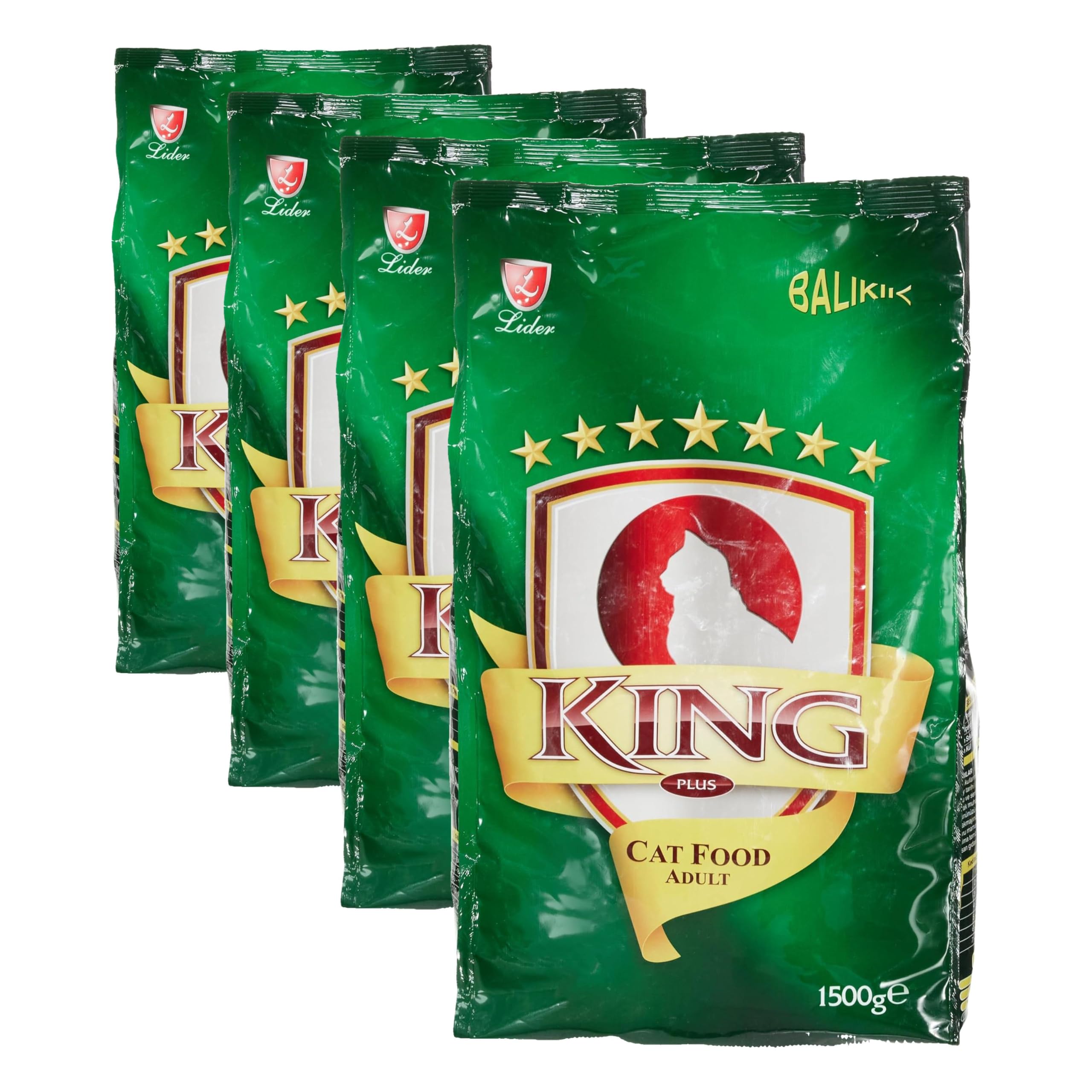King Adult Cat 28/10 F&R 1,5 Kg (4 paketi)