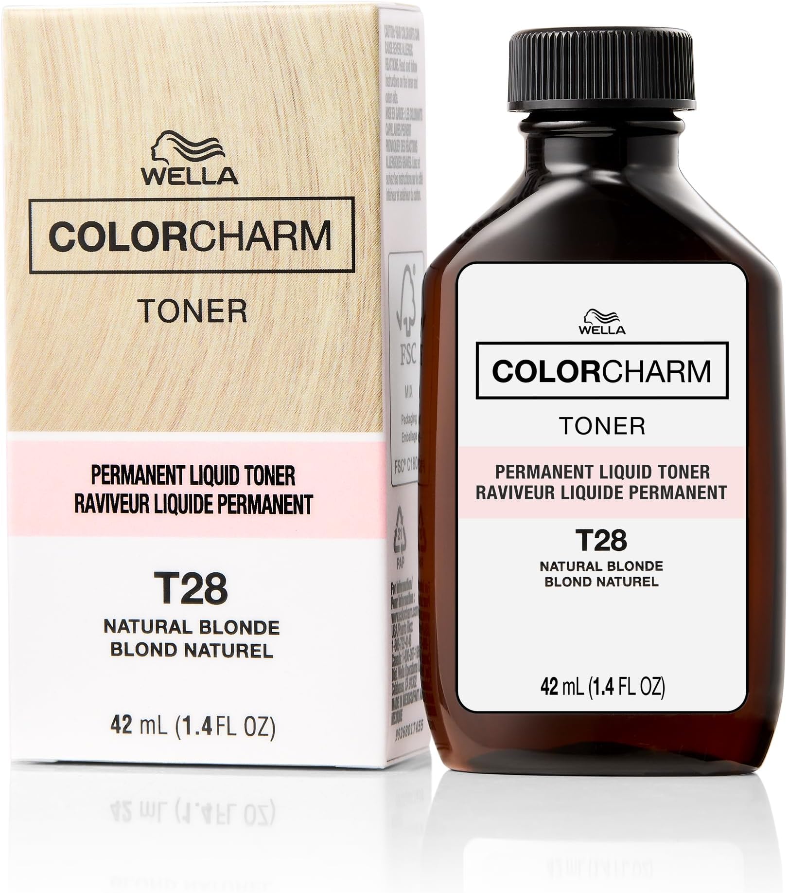 COLORCHARM Permanent Liquid Hair Toners | Neutralize Brass | Healthy-Looking Blondes Tones | Vegan & Free of Parabens