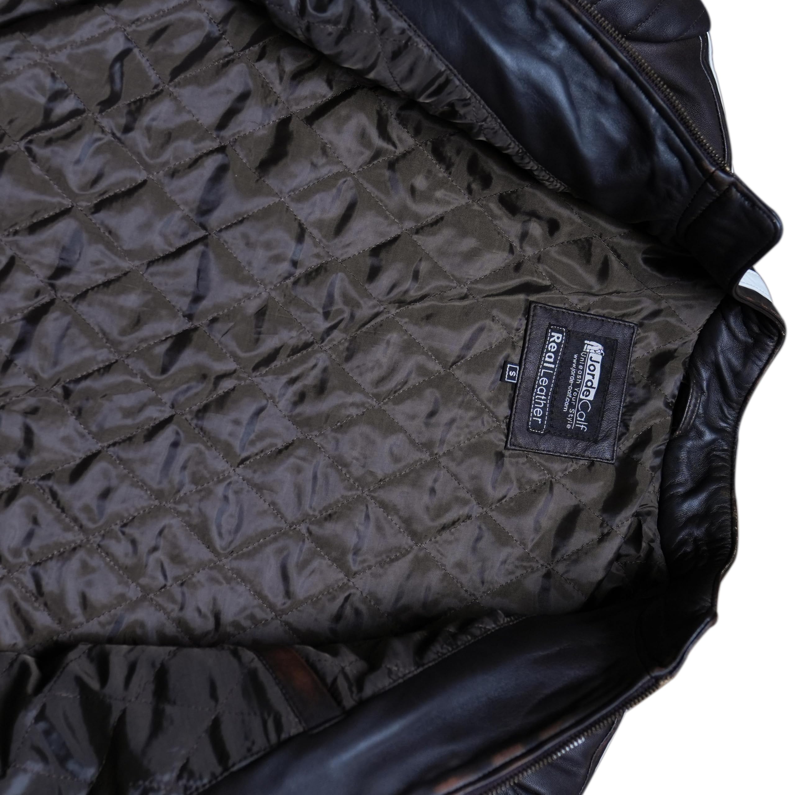 Veste de moto Cafe Racer vintage en cuir véritable vieilli vintage, pour homme, noir