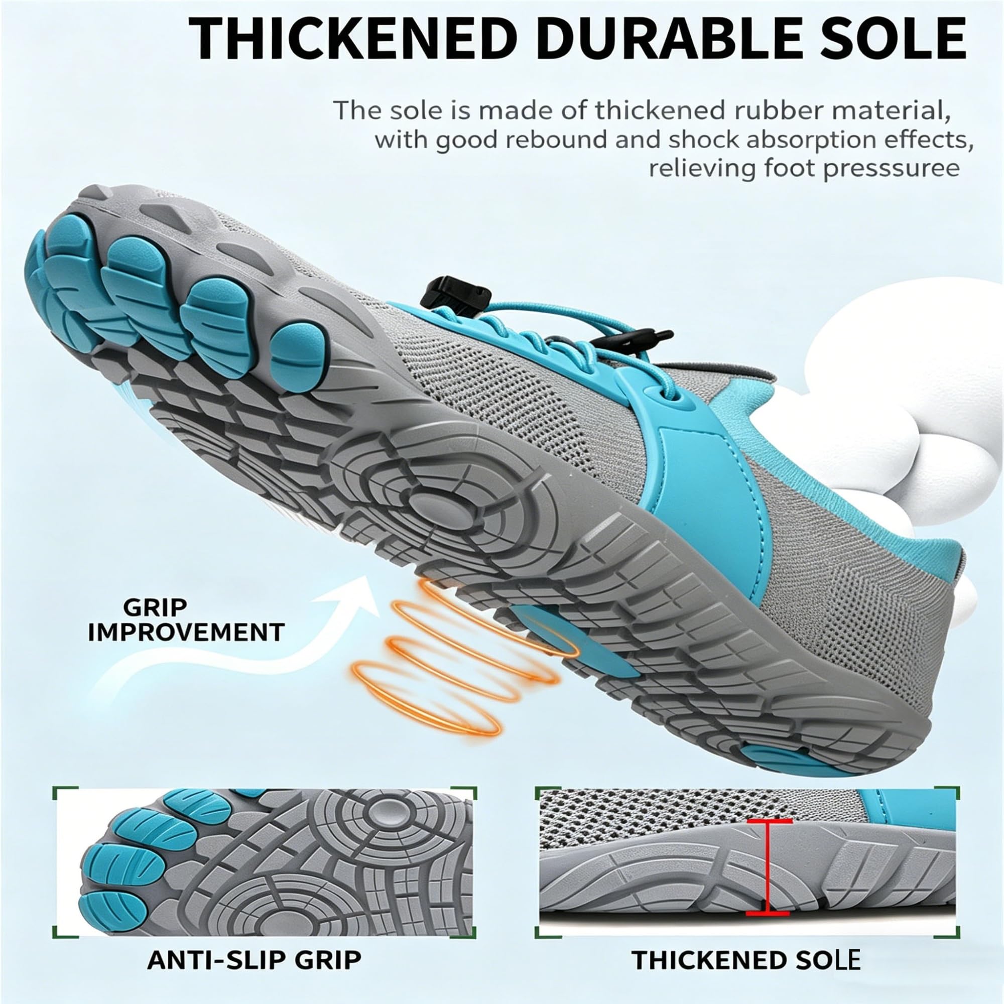 Scarpe Da Scoglio In Maglia Traspiranti Escursionismo Barefoot Shoes