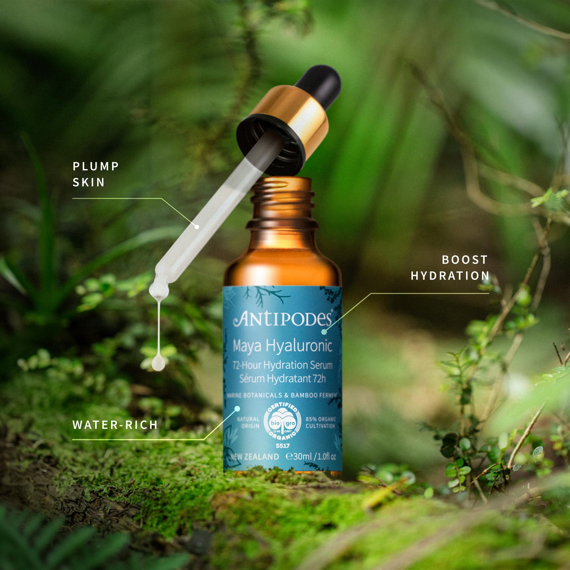 Maya Hyaluronic 72h Feuchtigkeitsspendendes Serum 30 ml