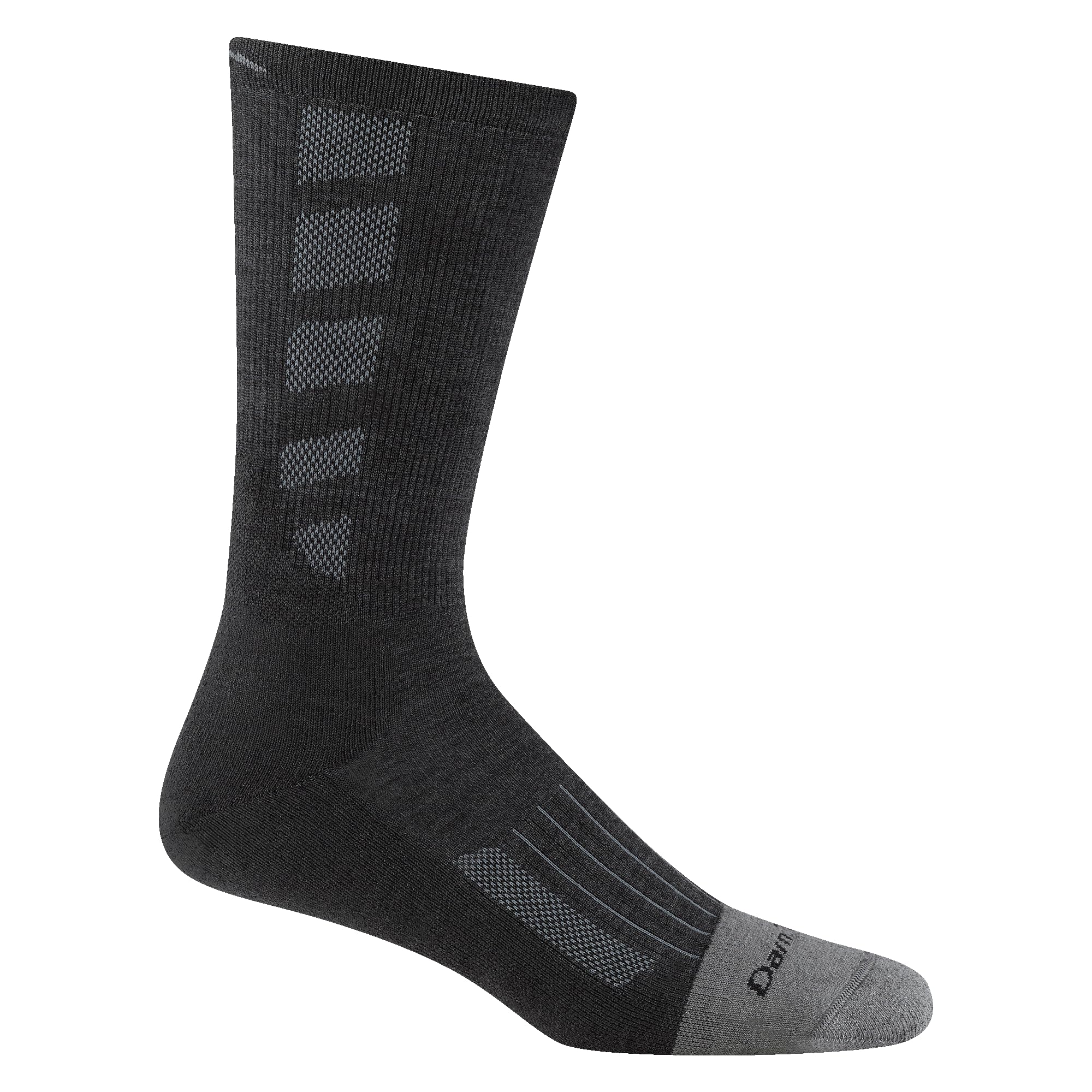 Darn Tough Vermont Men's Gravel Stanley K Boot Socks For Work Boot Socks, Lightweight With Cushion Boot Socks, Style 2209, Large