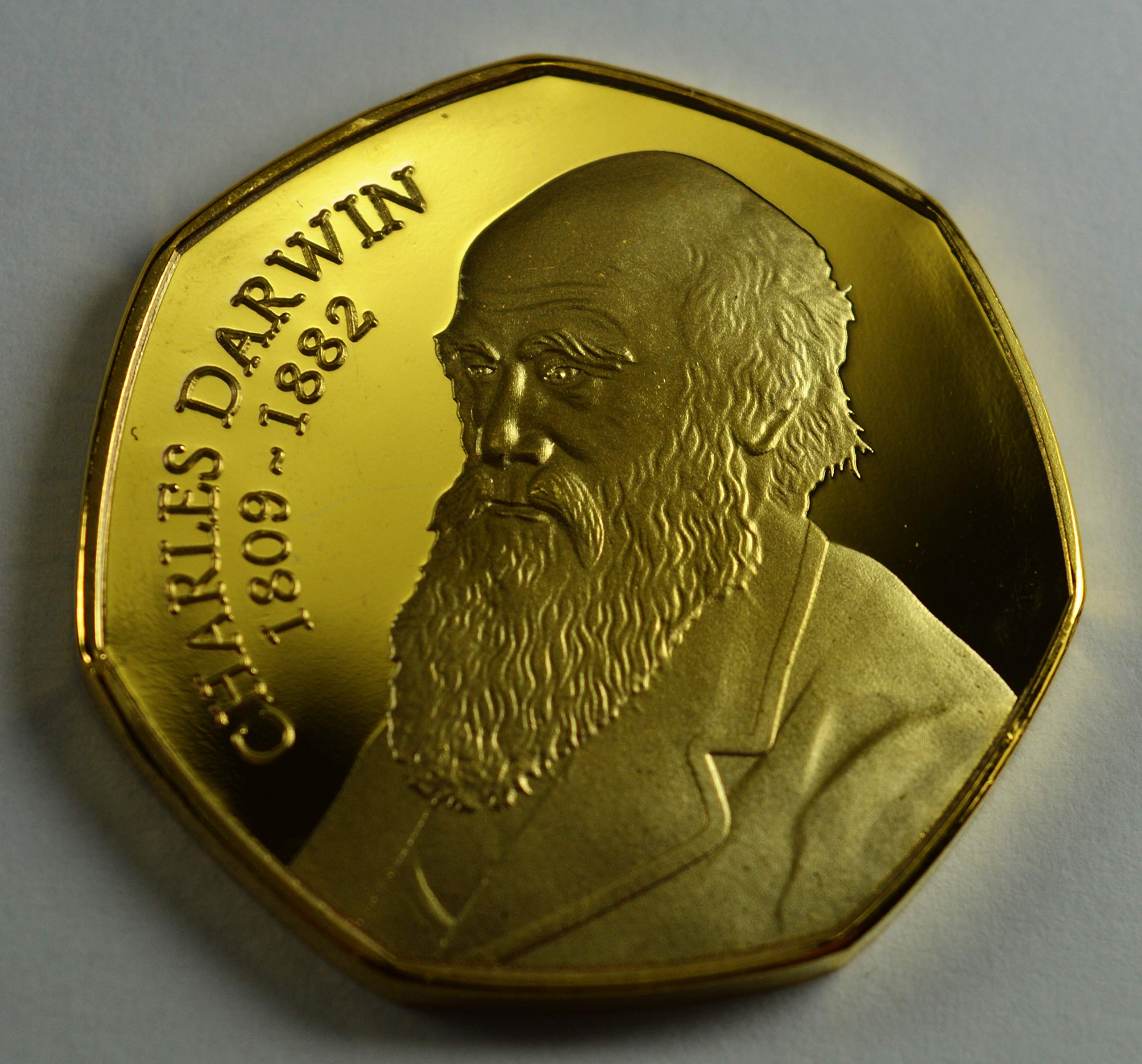 Charles Darwin 24ct Gold Commemorative Coin Albums/50p Collectors, Coin Hunt. Evolution