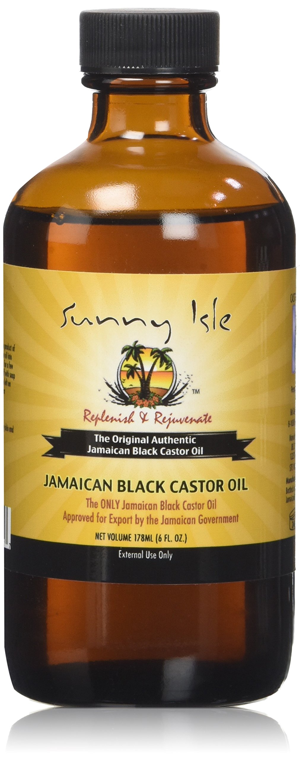 Sunny Isle Jamaican Black Castor Oil 178 ml - Pack of 4