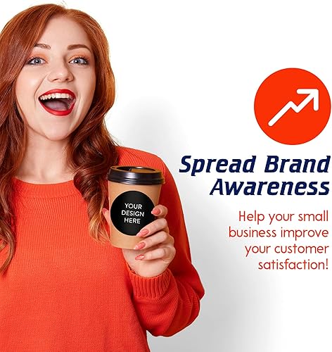 Vista 662 de DayStar Custom Signs & Design - 100 adhesivos de vinilo personalizables, con texto, imagen, diseño y logotipo; adhesivos para logotipo de embalaje