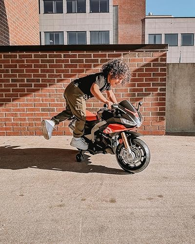 Miniatura 5 de Motocicleta eléctrica de 12 V para niños, motocicleta eléctrica para niños, motocicleta a batería para 3 años de edad, color negro