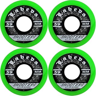 Labeda Wheels Inline Roller Hockey Shooter All Purpose Green 68mm 83A x4