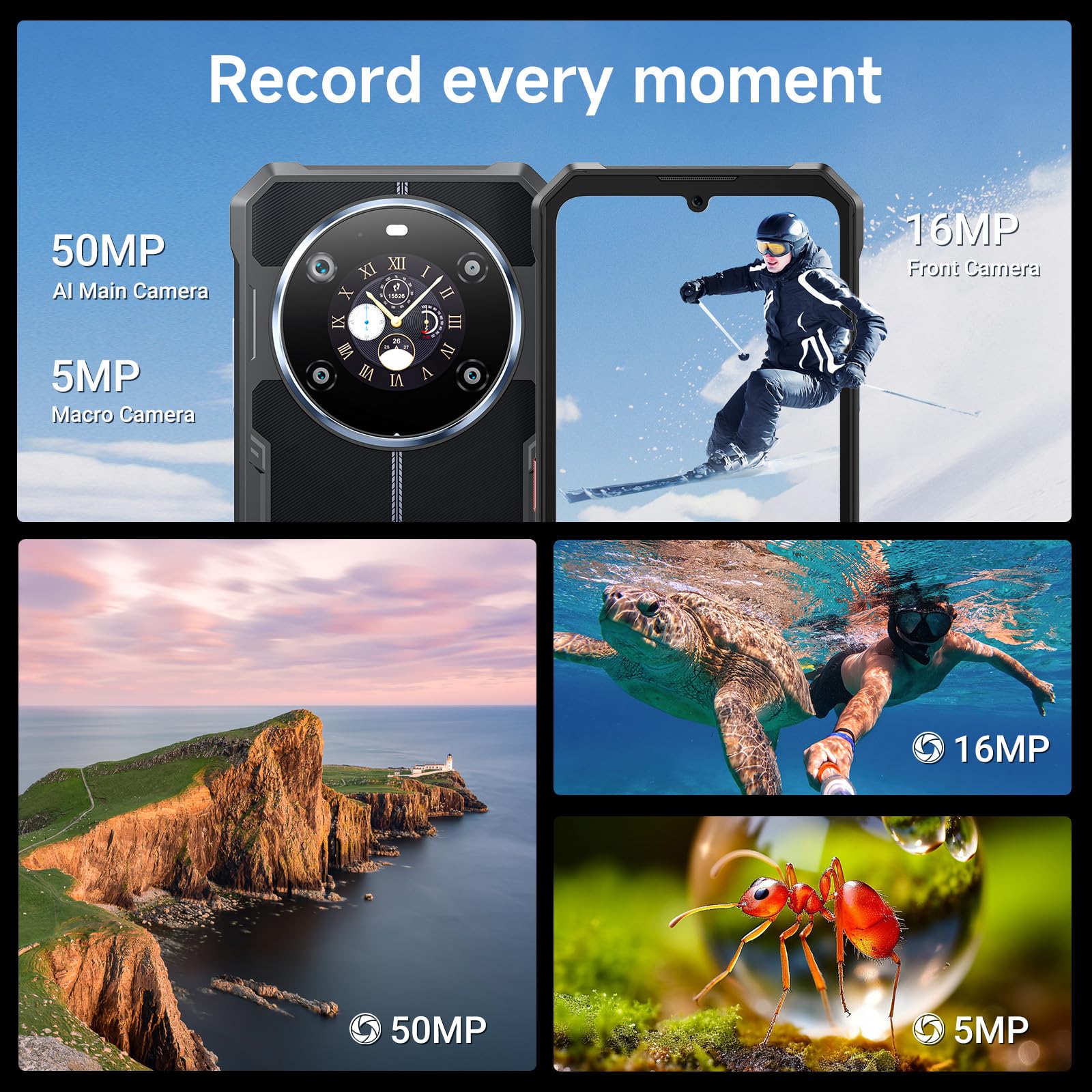 Amazon.com: FOSSIBOT F109 5G Rugged Smartphone Unlocked