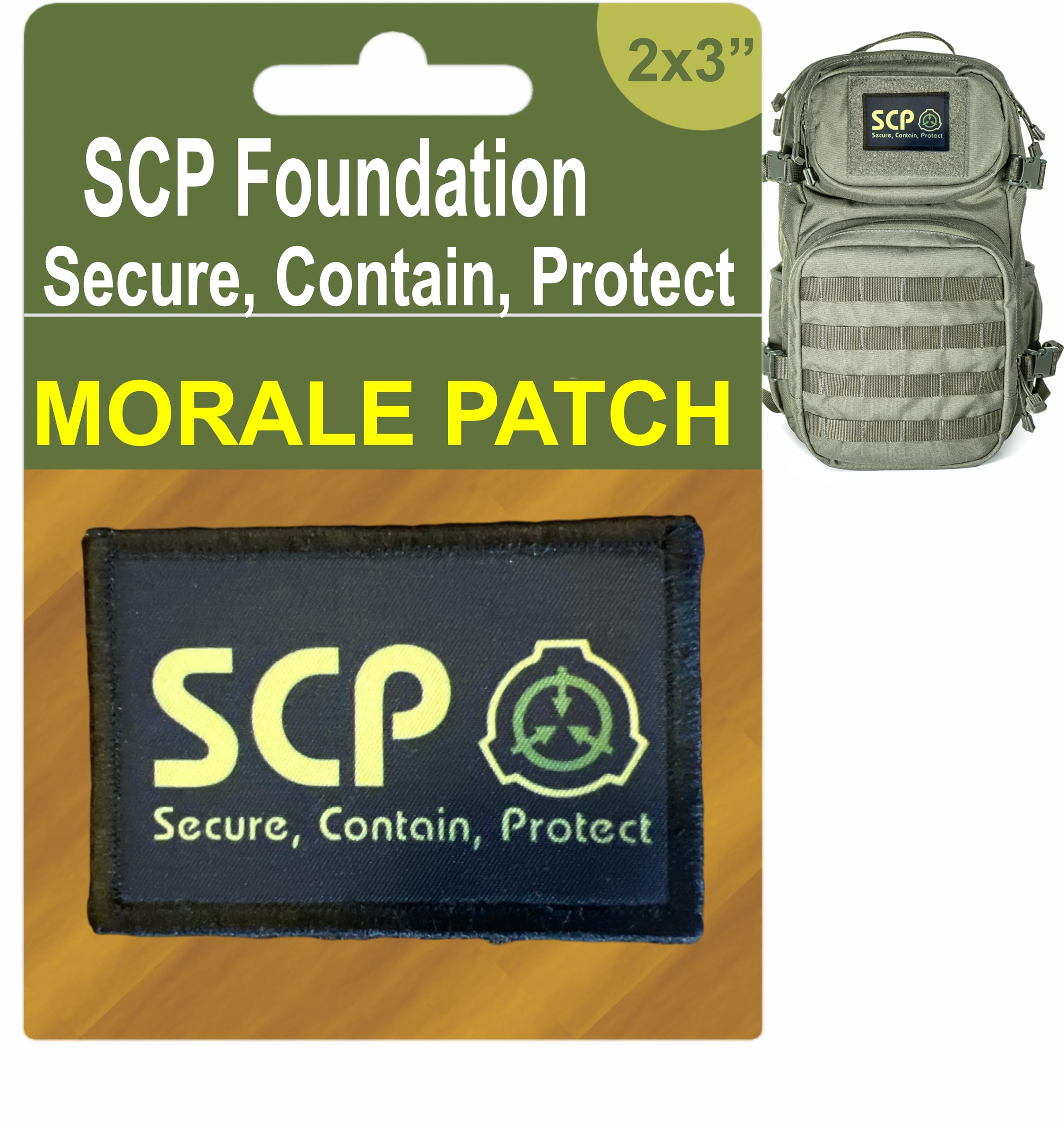 Black SCP Foundation Special Containment Procedures Foundation Logo Mi ...