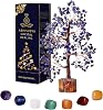 Lapis Lazuli Crystal Tree - Feng Shui - Crystal Gems - Crystal Trees - Energy Crystals - Decorations for Living Room - Decorative Stones - Good Luck Gifts