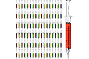 Tinlade 4-Color Syringe Pens Bulk Nurses Gel Pens for Parties of 200