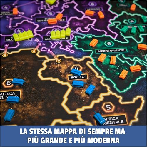 Editrice Giochi, Risiko Edizione Deluxe, Giochi in Scatola, Giochi di Società e Strategia per Famiglia e Amici, Giochi da Tavolo per Adulti e Bambini, da 3 a 5 Giocatori, 10+ Anni - 5