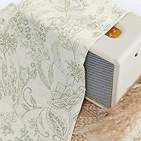 Vista 8 de Lazzzy - Cenefa para cocina de lino con estampado floral estilo casa de campo para sala de estar, baño, dormitorio, cenefa rústica, tratamientos