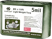 Vista 1 de lona impermeable duradera para cubierta, para camping, jardín, azul/verde militar, Verde