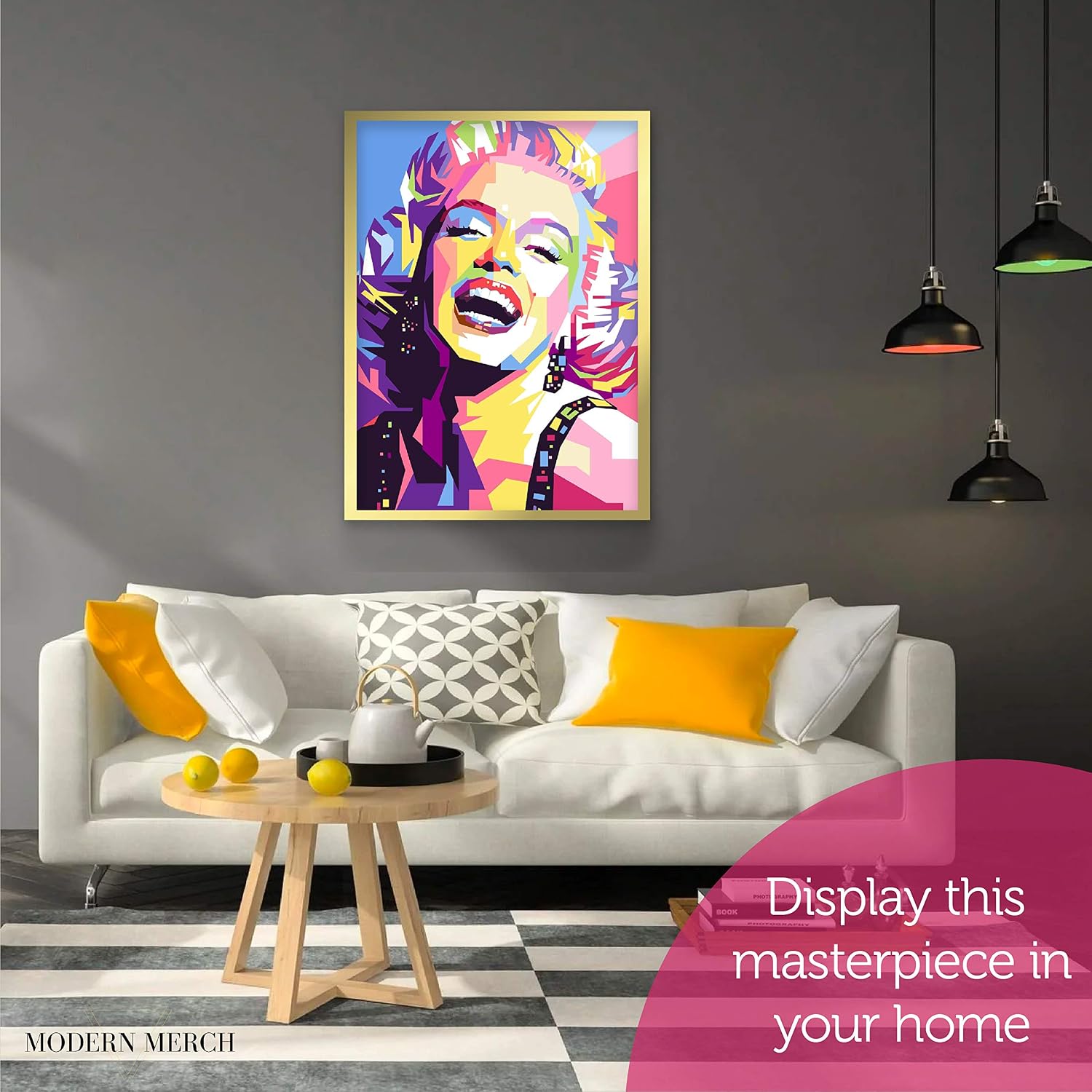 Celebrity Pop Art Diamond Movie Star Kit for Adults 5D Round Drill 12x16 image 2