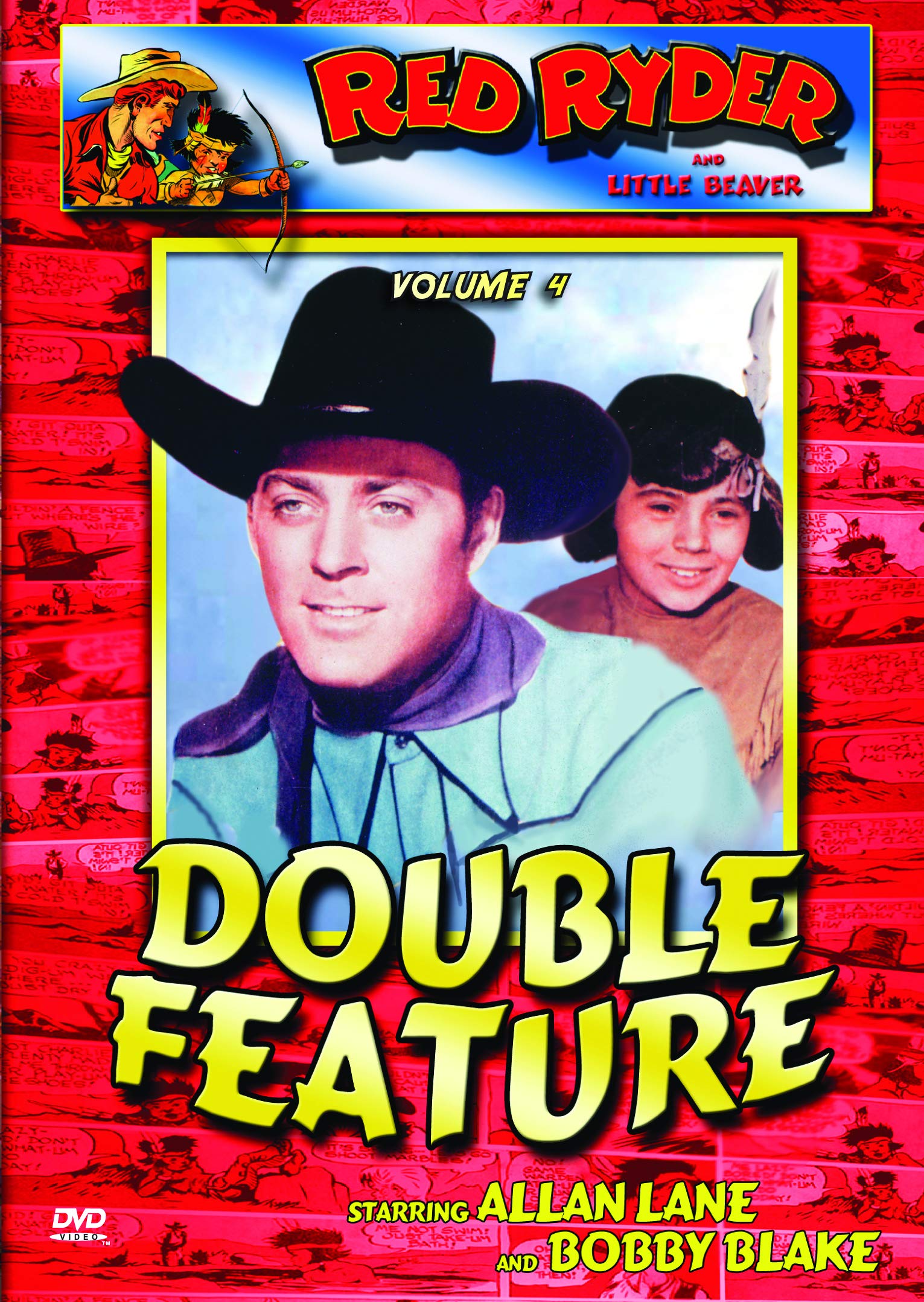 Feature Film Red Ryder Western Double Feature Vol 4 DVD New 89859835629