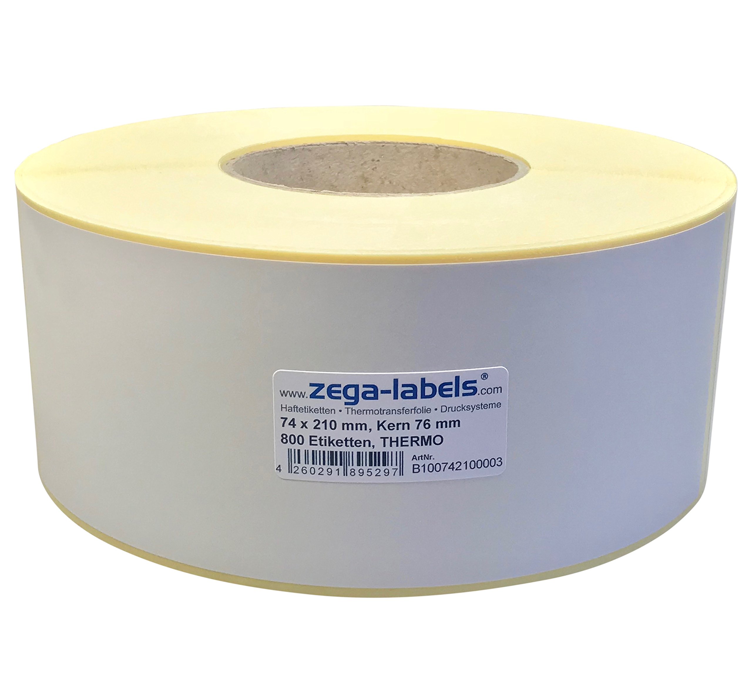 3500 Thermo-Etiketten Selbstklebend 70x50 Mm, Kern 76 Mm, Für Etikettendrucker, Made In Germany