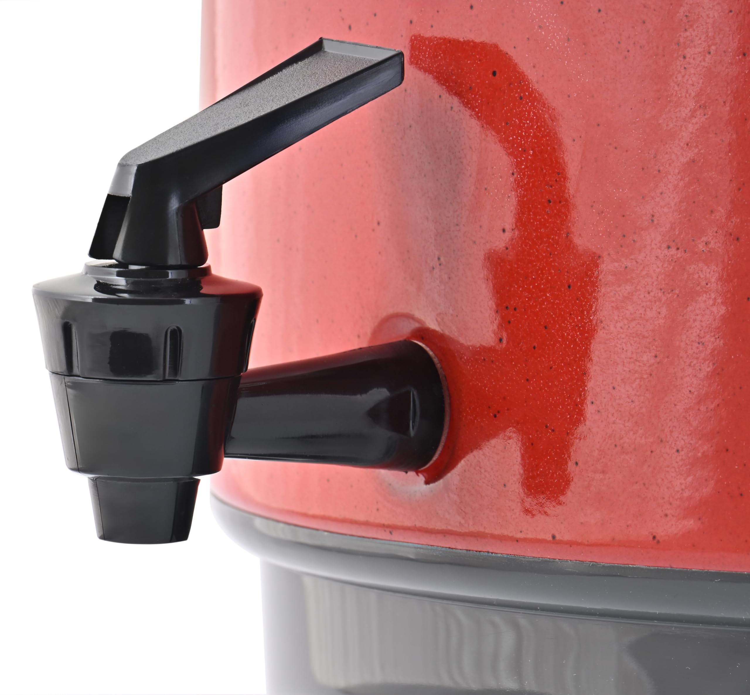 Kochstar WarmMaster A Einkochautomat 27 l 1800 W Rot emailliert mit Zapfhahn Thermostat