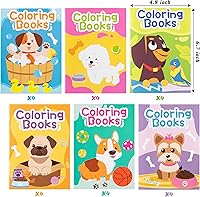 Vista 2 de 24 libros para colorear a granel para niños, libro de dibujo de arte de bricolaje (perro)