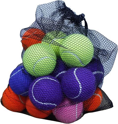 Pelotas de tenis para entrenamiento, máquinas de pelotas y usos múltiples, pelotas de práctica de fieltro en amarillo clásico o colores mezclados,