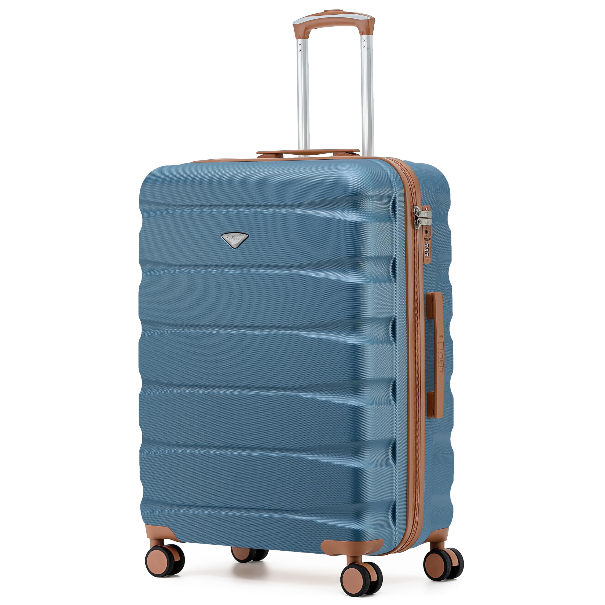 Flight Knight Underseat Cabin Suitcase 45x36x20cm | Free Hand Luggage for EasyJet & Wizz Air | Lightweight ABS Hard Shell with 8 Silent-Glide Spinner Wheels | Max Space Travel Bag — view 18