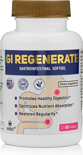 MEBO GI Regenerate 40 cápsulas blandas - Apoya el revestimiento intestinal y la salud digestiva, y el equilibrio intestinal con ingredientes