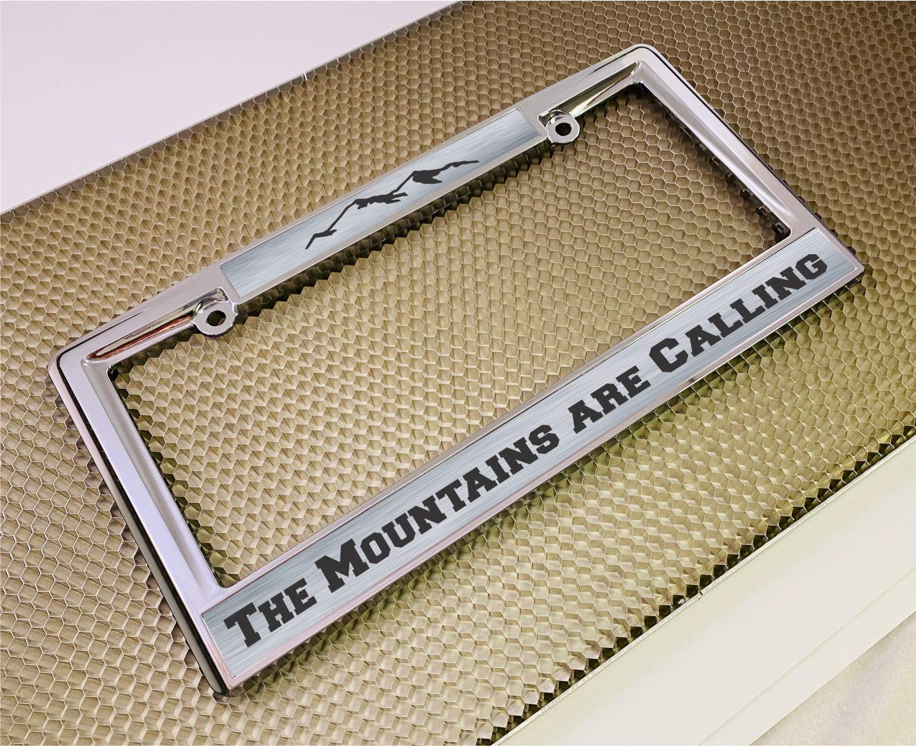 Custom Personalized Heavy Duty Chrome Metal Car License Plate Frame with Free c - Picture 63 of 132
