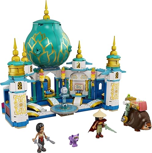 Miniatura 2 de LEGO Disney Raya and The Heart Palace 43181 Kit de construcción de juguetes imaginativos; es un regalo único de Disney para niños que aman los