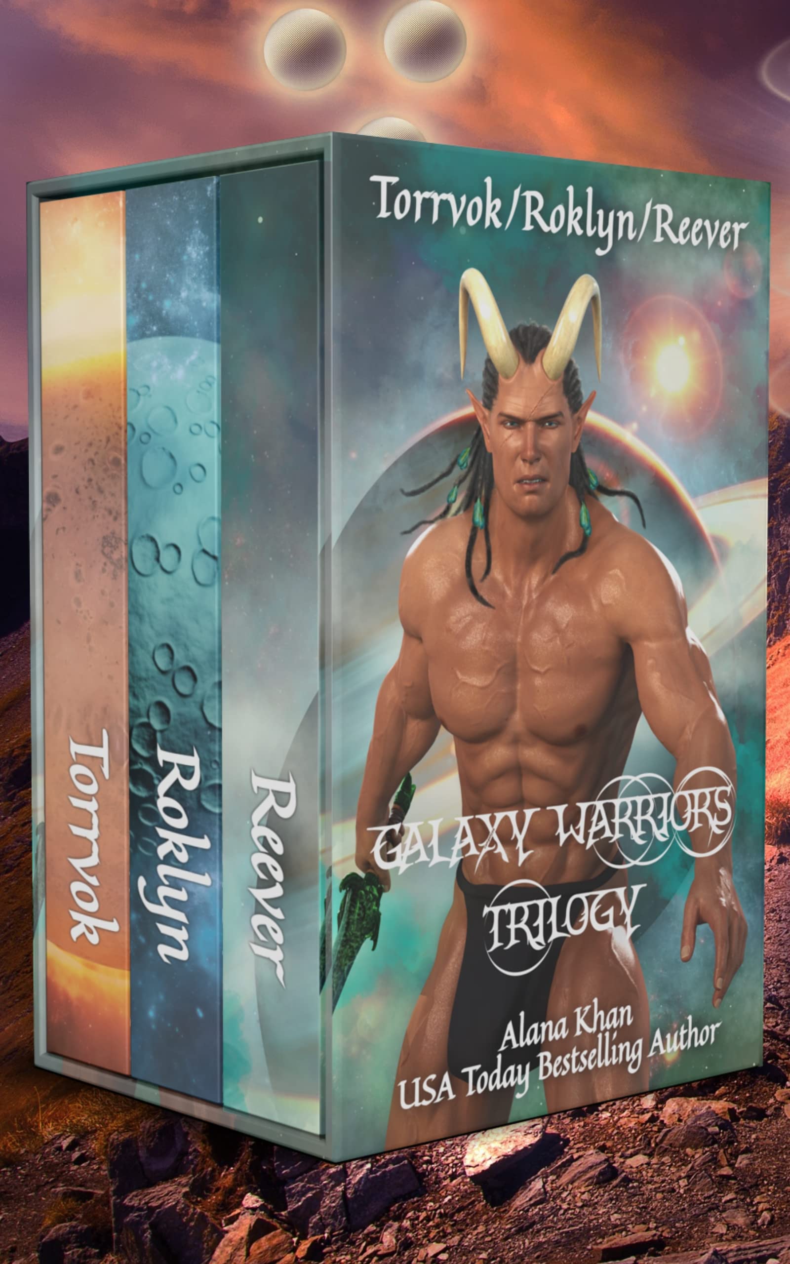 Book cover for Galaxy Warriors Trilogy Box Set