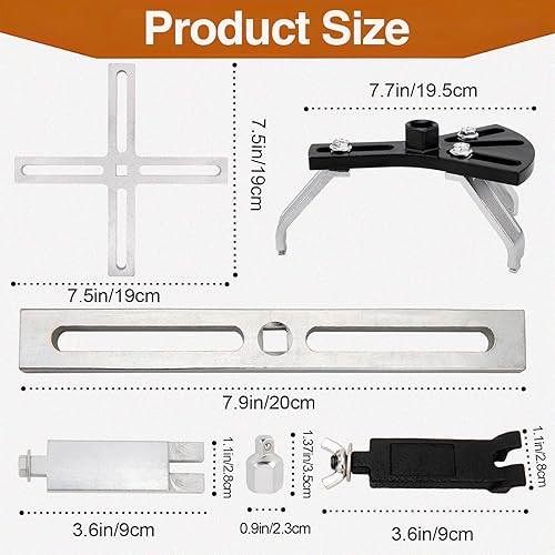 Miniatura 2 de CMOOD Herramienta de extracción de bomba de combustible, herramienta universal de anillo de bloqueo de bomba de combustible, herramienta de anillo