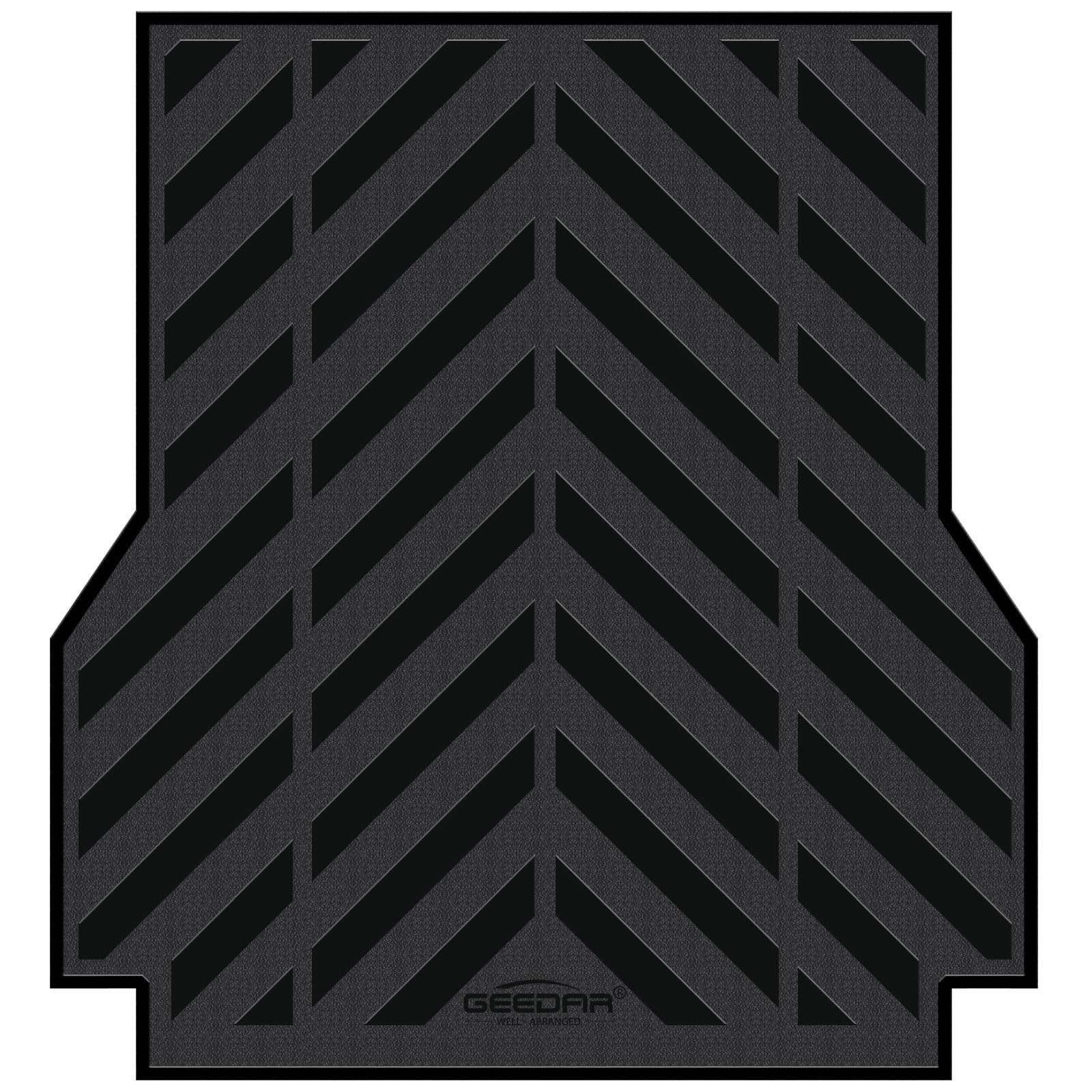 Rubber Bed Mat Compatible with 2005-2023 Toyota Tacoma 5Ft Heavy Duty Truck Bed Mat for Toyota Tacoma 5ft Truck Bed Liner, Heavy Duty Pickup Bed Accessories Cargo Mat