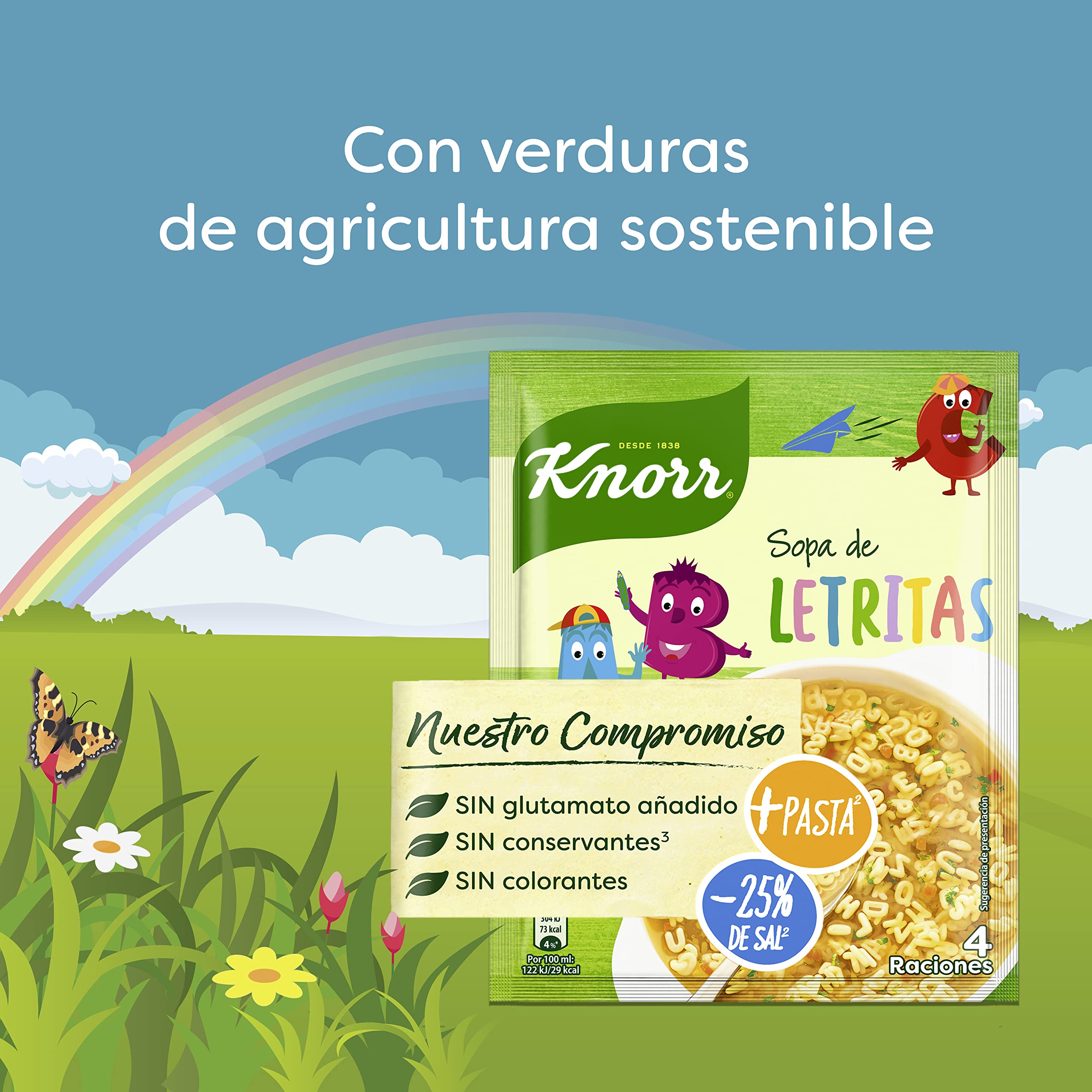 Knorr Sopa Deshidratada de Letritas 82g