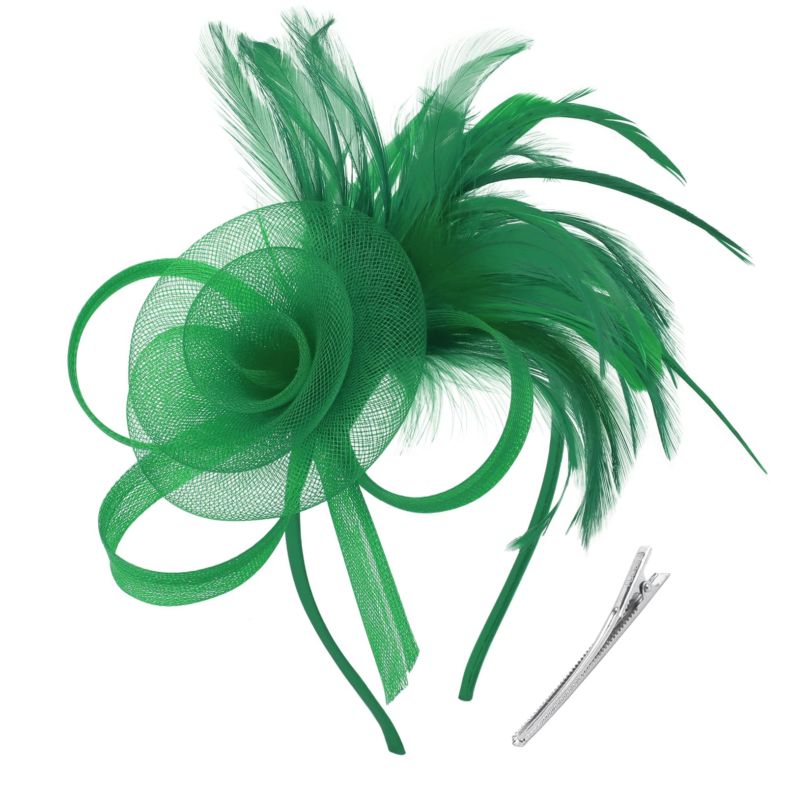DRESHOW Fascinators Hats for Women Tea Party Fascinator Hats