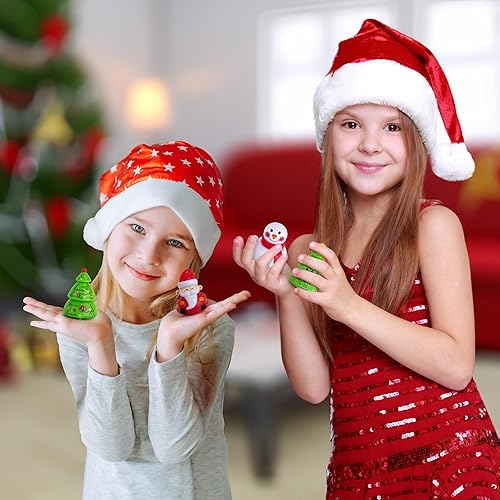 Miniatura 6 de ArtCreativity Autos de Navidad  Juego de 6 autos de tracción hacia atrás  Juguetes para niños con diseños navideños  Juguetes temáticos de Navidad