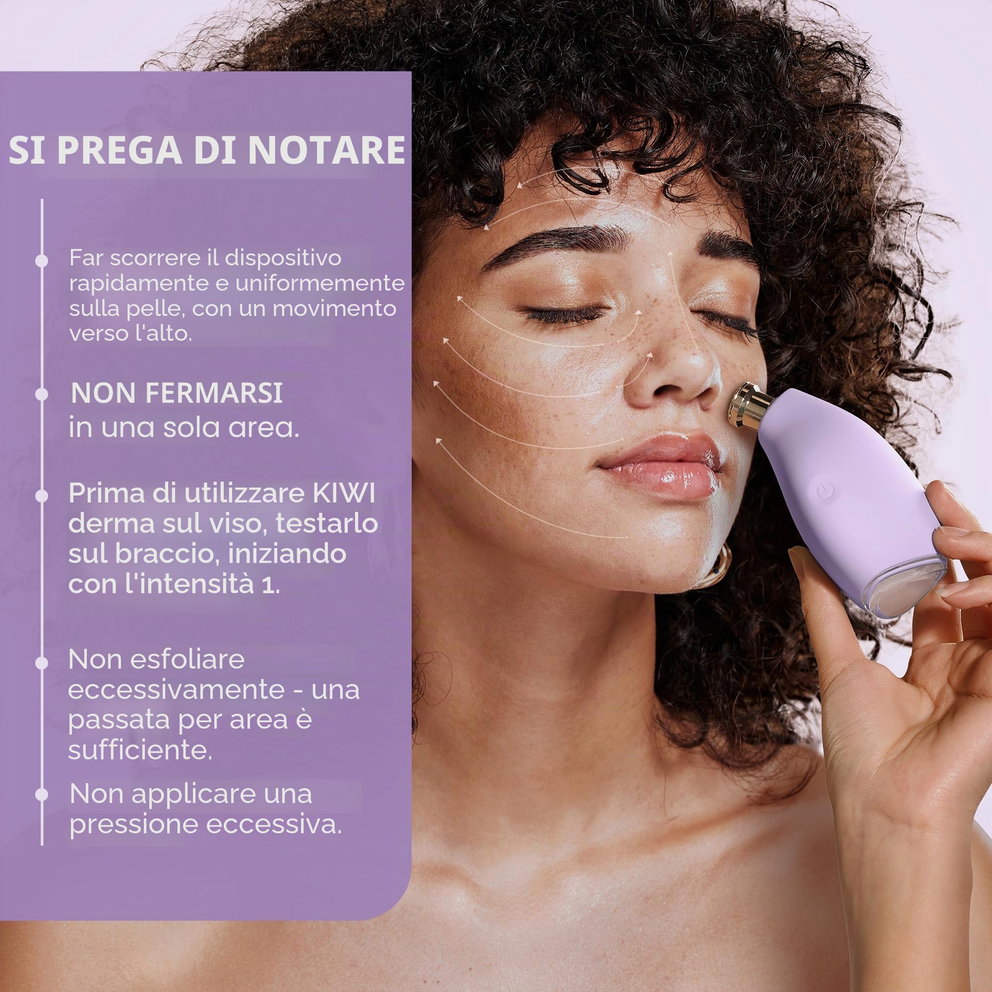 FOREO KIWI derma Aspiratore Punti Neri Microdermoabrasione viso Professionale Estrattore Punti Neri Viso e Naso