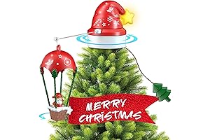 Musical Flying Santa Tree Topper