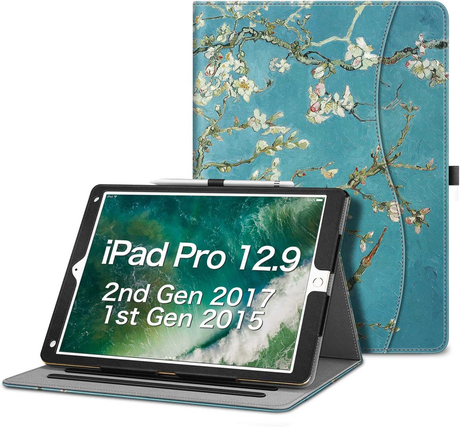 Amazon Com Fintie Case For Ipad Pro 12 9 Inch 17 15 Old Model 2nd 1st Generation Corner Protection Multi Angle Folio Stand Cover With Pencil Holder Pocket Auto Wake Sleep Blossom Electronics Amazon Com Fintie Case For Ipad Pro 12 9 Inch 17 15 Old Model 2nd 1st Generation Corner Protection Multi Angle Folio Stand Cover With Pencil Holder Pocket Auto Wake Sleep Blossom Electronics