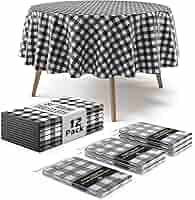 【PAPER GARDEN】[Black label] Papaya check tablecloth - L Amazon.com: Softalker Checkered Tablecloth Square, Heavy